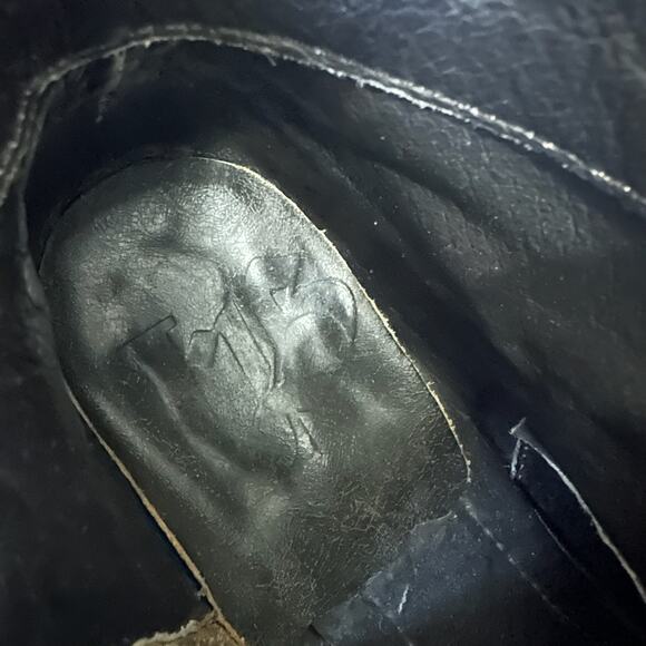 LIBERTY BLACK Western Boots Brown Leather Distressed Cowgirl Booties - Picture 8 of 12